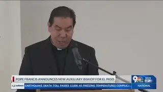 Pope Francis announces new Auxiliary Bishop for El Paso Dioceses
