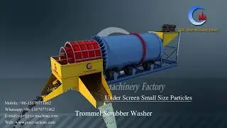 Gold Trommel Wash Plant - Ores Scrubbing, Washing, and Classifying Solution