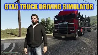 PS5 GTA5 GTAV Tractor Trailer TRUCK DRIVING SIMULATOR on Freeway and Crowded Streets!