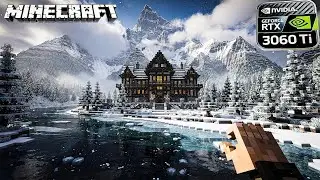 RTX 3060 Ti Destroying MINECRAFT 1.21.8 &ndash; 70+ Render Chunks - Snow Biome & Woodland Mansion