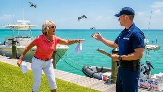 HOA Karen Demanded Access To My Private Dock, Coast Guard Explained It's My Property Not Hers
