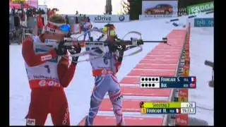 Biathlon Verfolgung der Männer in Oslo 2013