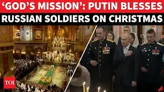 Putin BOOSTS Morale Of Russian Soldiers On Orthodox Christmas; Praises ‘WARRIORS OF LORD’ | Watch