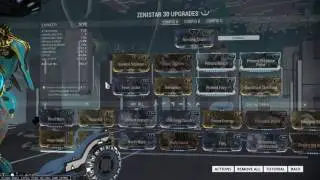 Warframe  Zenistar Build