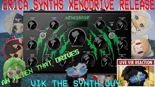 New Gear Alert: Erica Synths Xenodrive Desktop Stereo Distortion Overdrive Waveshaper FX Unit