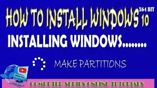 How to install Windows 10 from USB|Windows 10 installation 64bit from ISO Disk_Flash drive