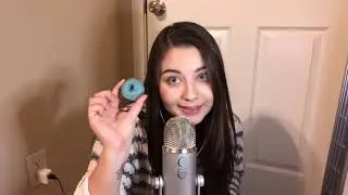 ASMR | TRYING CARL'S JR FRUIT LOOP DONUTS | EATING SOUNDS