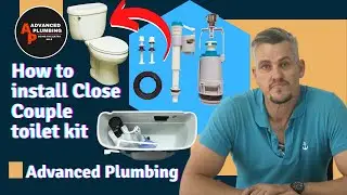🛠 🩸 How to  install  Close Couple toilet kit plumbing || 🛠 🩸