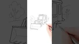 Bulldozer Drawing