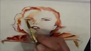 Mark Texeira painting A Hero's Death