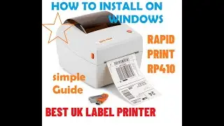 2022 New Easy Windows Install for RAPID PRINT Label Printer UK Shipping Postage Machine RP410.