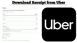 How to Download invoice or Receipt from Uber app | Download Invoice from Uber | Techno Logic