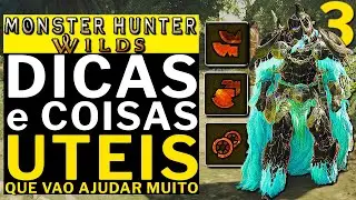 MONSTER HUNTER WILDS - DICAS e COISAS UTEIS QUE VAO TE AJUDAR MUITO!! 3