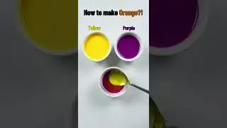 Beautiful Mixed Color Guessing  Color Mixing #zootopia2 #Color #Satisfying