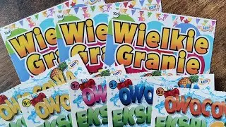 PREMIERA zdrapek Lotto Wielkie Granie i Owocowa Eksplozja 🍒🍍🍎 #015