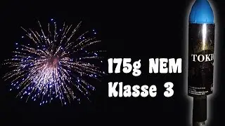 [4K] Bugano Tokio XL-Rakete | Brokatgold mit blauen Sternen | Klasse 3 | Swiss