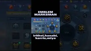 rekomendasi susunan emblem marksman tersakit #mobilelegends #mlbb #gameml #montoon