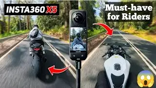 How To Set Up Any 360&deg; Camera on motorcycle  | Insta360 X3 Best Camera #insta360 #viral 