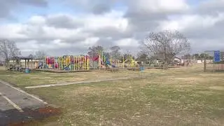 Oakdale playground In Gretna LA. The event and party rentals from About to Bounce rentals.