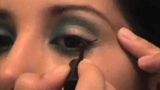 Sombra azul - Blue eyeshadow makeup tutorial