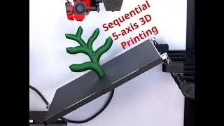 Sequential 5-axis 3D printing