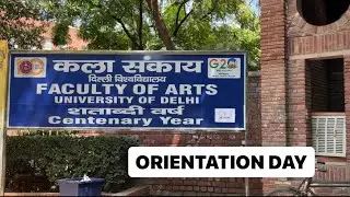 @payallohiavlogs ORIENTATION DAY| ARTS FACULTY, DU|| Vlog- 86||#delhiuniversity #artsfaculty