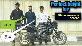 Minimum Height Required For Dominar 400 Bs6 | seat height for Dominar 400 |Must Watch Before You Buy