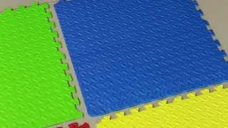 Interlocking Eva Soft Foam Floor Mat 18 Pcs Puzzle Rubber Tiles Protective Ground Surface Protection