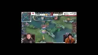 REACTION PRO PLAYER ||Donkey bar bar dan EVOS Oura SAVAGE LING ALBERT DI MPL