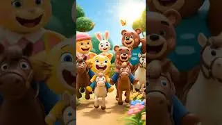 Family Horse Riding Fun 🐎🌈 | Happy Kids Adventure | Mini Magic World