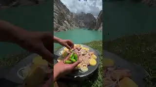 Путь Кекеев- жареная утка #food #cooking #kyrgyzstan #delicious #travel #meat #казахстан #еда