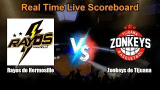 Rayos de Hermosillo vs Zonkeys de Tijuana Live Score - Mexico CIBACOPA