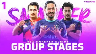 RZX Smasher Scrims - Day 1 Group Stages | Free Fire Esports Pakistan @rzxesofficial