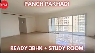 Ready to Move 3BHK + Study Room at Panch pakhadi Thane West | 1900 Carpet 
