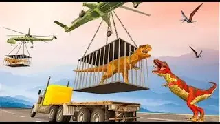 Angry Dino Transport Truck | Zoo Animal Rescue Android GamePlay | By Game Crazy