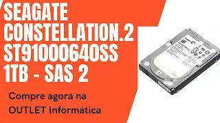 HD 1 TB SAS  Seagate Constellation.2 ST91000640SS OEM - Compre agora mesmo na OUTLET Inform&aacute;tica