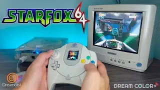 Star Fox 64 (Dream Color Plus) - Dreamcast Gameplay - CRT