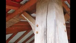 Making bulky, curved oak knee braces with 'basic' tools