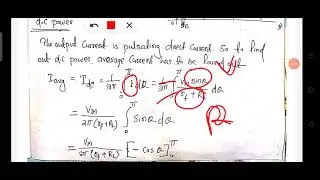 Efficiency of Half-Wave Rectifier