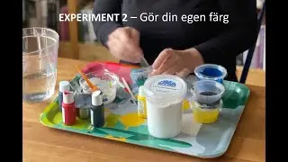 Kemins Dag 2021 – Experiment 2: Gör din egen färg/Kreativa lösningar