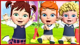 Five Little Monkeys Swinging + Kids Songs & Nursery Rhymes | Awesome Baby #babysongs #kidssongs