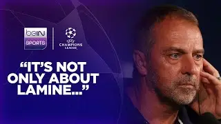 Hansi Flick reacts to Eddie Howe's Newcastle challenge! | UCL 25/26