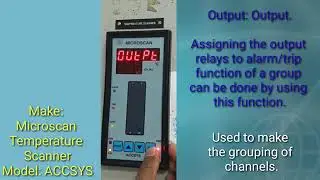 How to view and edit the parameters of MICROSCAN make ACCSYS model temperature scanner