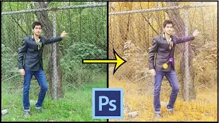 Autumn color effect Soft light look Photoshop Cs6