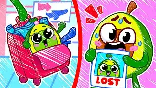 Who Took the Baby Avocado?! 😨🥑 Baby Got Lost 😭 || Safety Tips for Kids by VocaVoca Friends 🥑
