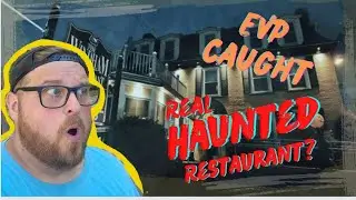 we went to a REAL haunted restaurant! EVP CAUGHT!