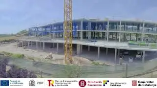 📽️Time Lapse de l’evolució de la construcció de la nova Residència Prats 3 | Octubre 2024