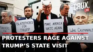 LIVE | Mass Protests Erupt As Trump's State Visit To UK Triggers Fury On Streets | Windsor | London
