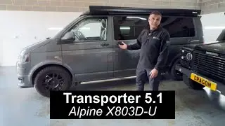 Transporter T5 &ndash; Alpine X803D-U | Автомобильная аудиосистема Dragon | Спутниковая навигация | Car Play | Android Auto | Bluetooth
