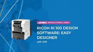 JUKI RICOH Ri 100 Design Software: Easy Designer